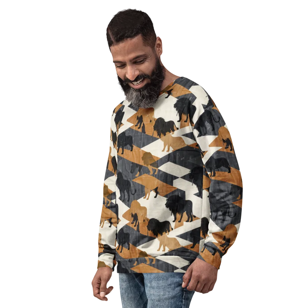 Ochre Pride on Sweatshirt — Left Front