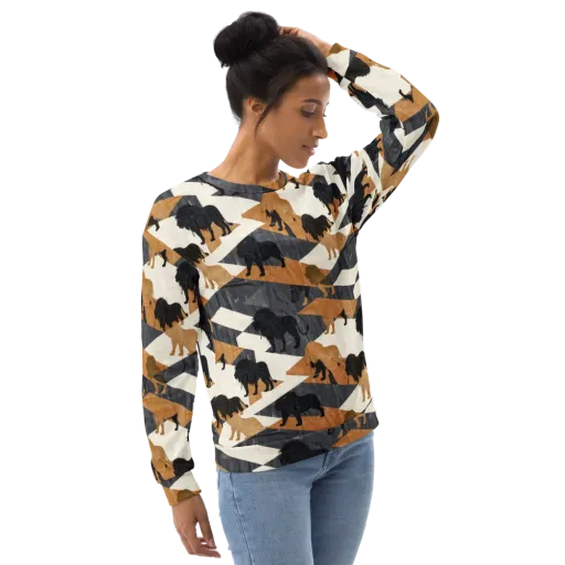 Ochre Pride on a Sweatshirt
