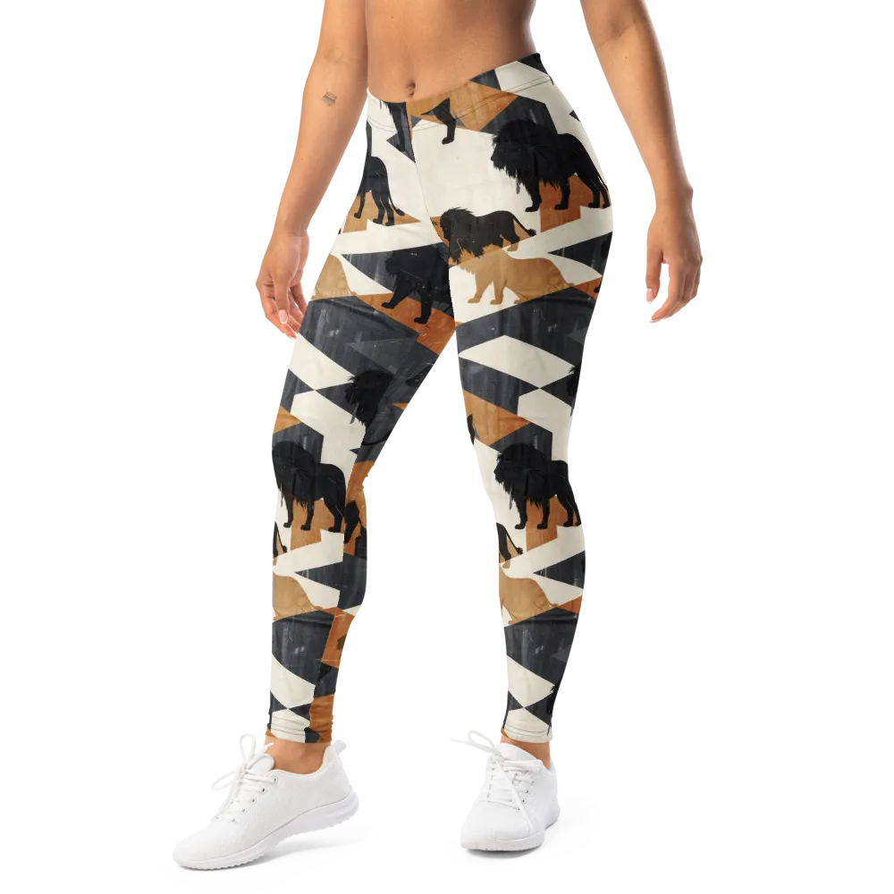 Ochre Pride on Leggings — Left Front