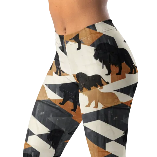 Ochre Pride on a Leggings