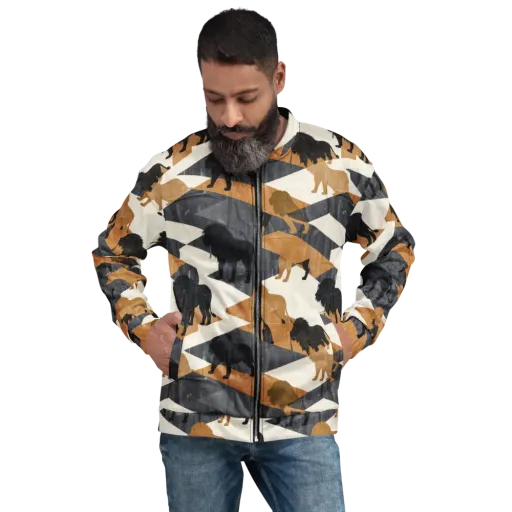Ochre Pride on a Bomber Jacket