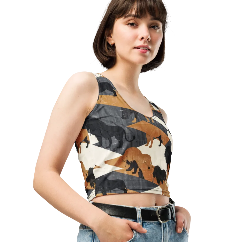 Ochre Pride on Crop Top — Right Front