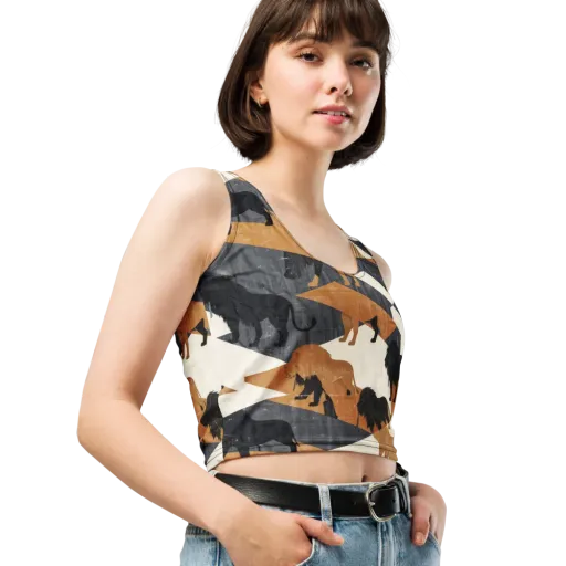 Ochre Pride on a Crop Top