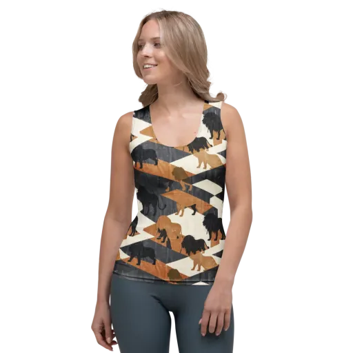 Ochre Pride on a Women's Tank Top