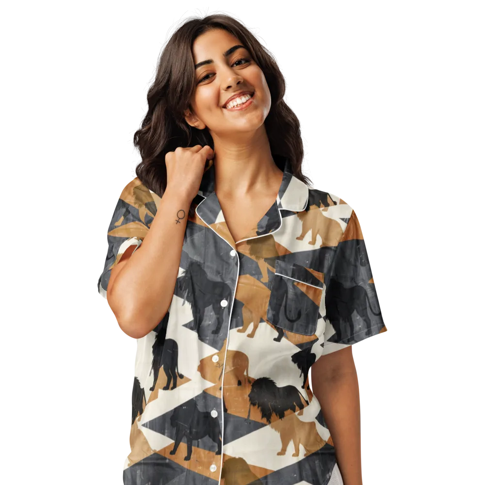 Ochre Pride on Women's Short Sleeve Pajama Top — Front