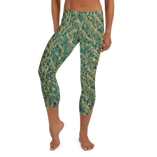 Peacock Palais on a Capri Leggings