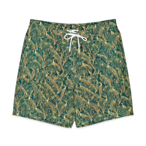 Peacock Palais on a Men's Board Shorts