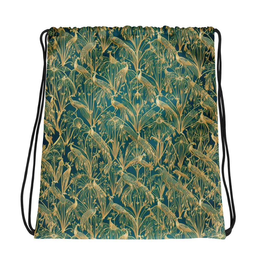 Peacock Palais on Drawstring Bag — Photo