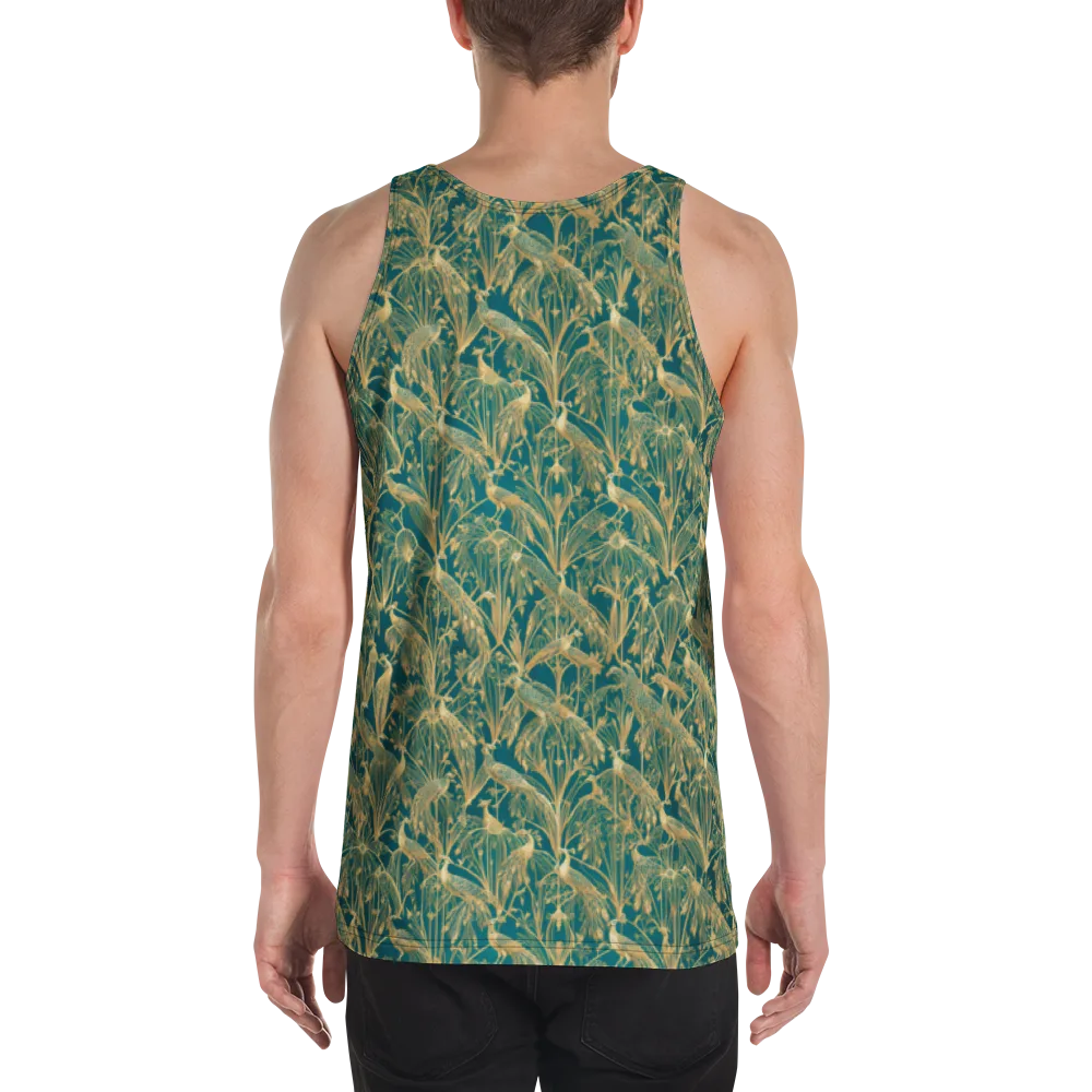 Peacock Palais on Men's Tank Top — Back