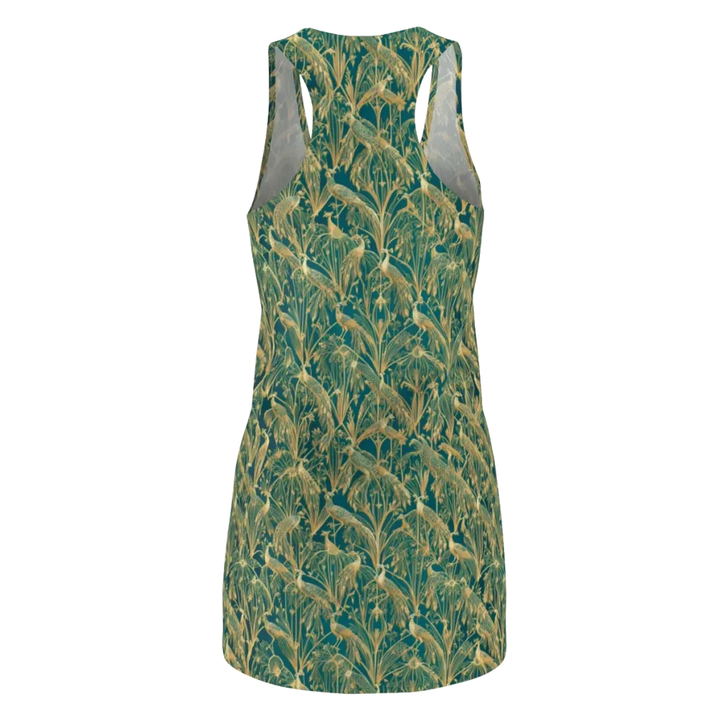 Peacock Palais on Racerback Dress — Back