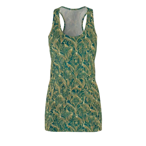 Peacock Palais on a Racerback Dress