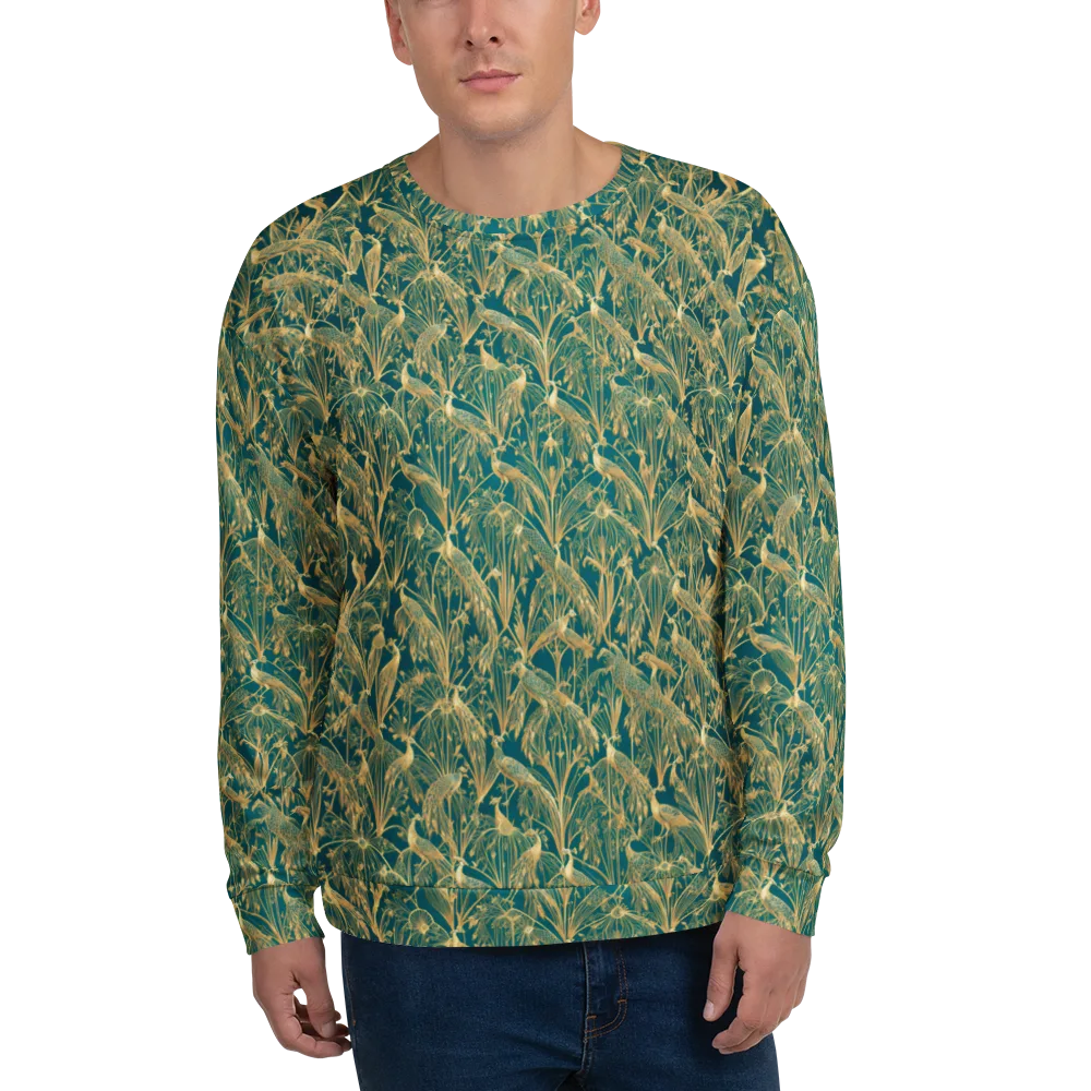 Peacock Palais on Sweatshirt — Front