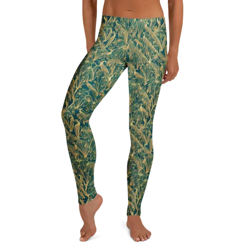 Peacock Palais on a Leggings
