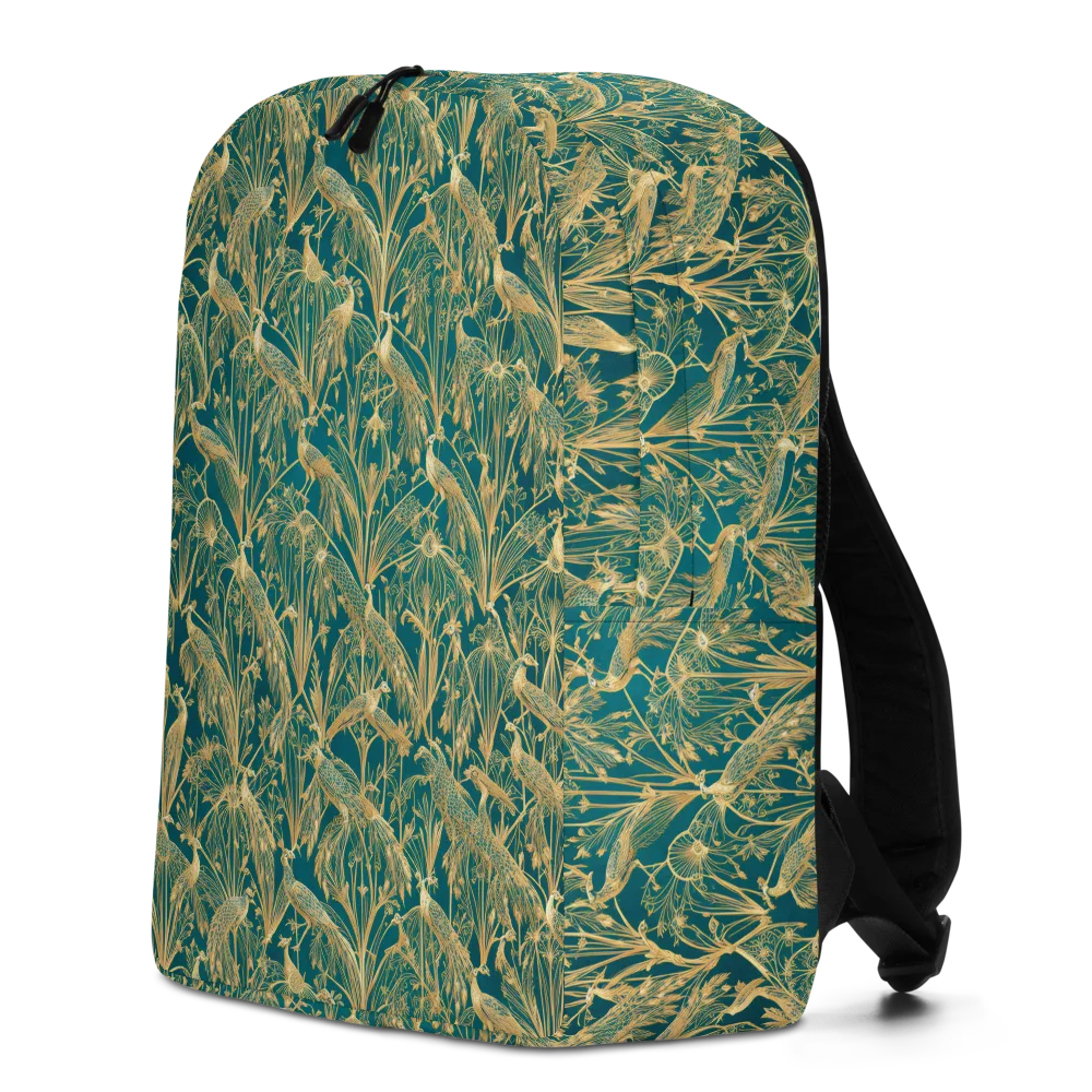 Peacock Palais on Minimalist Backpack — Left