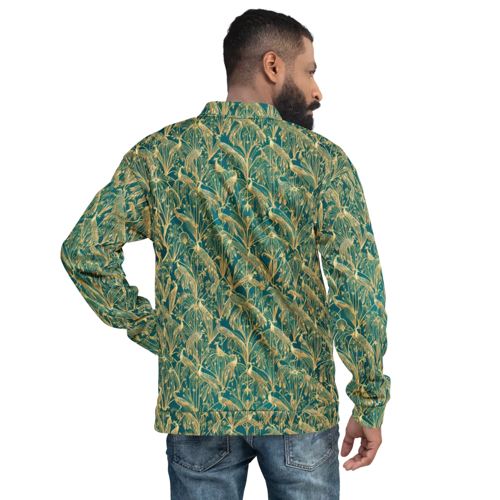Peacock Palais on Bomber Jacket — Back