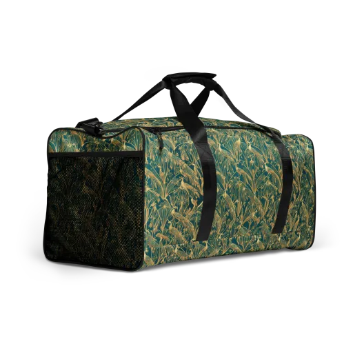 Peacock Palais on a Duffle Bag