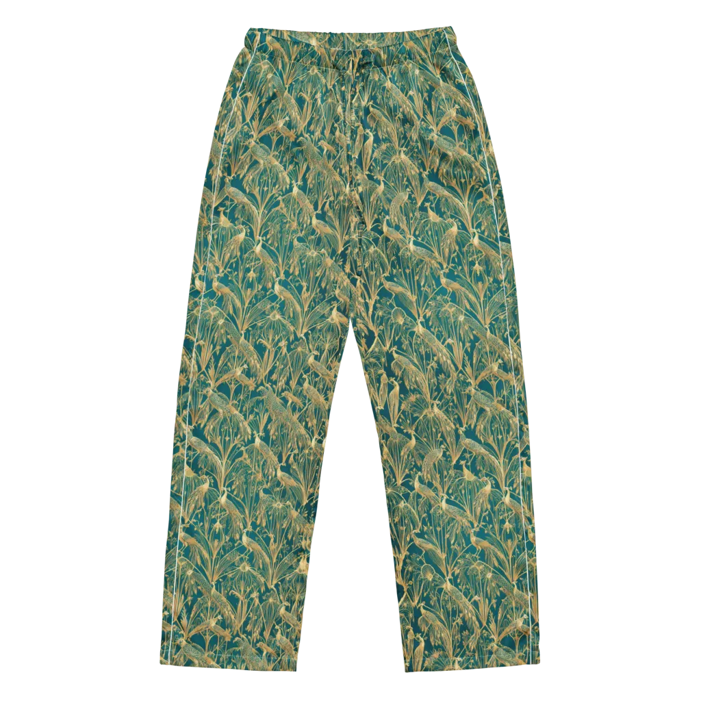 Peacock Palais on Women's Pajama Pants — Front