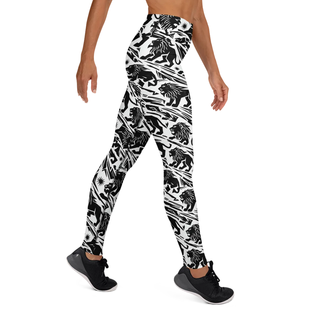 Blackmane Current on Yoga Leggings — Right