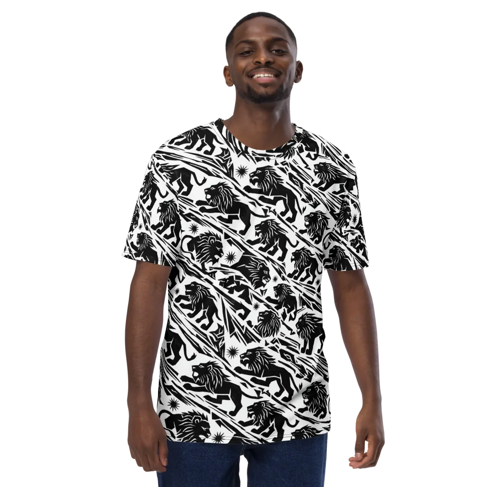 Blackmane Current on Men's Crew Neck T-Shirt — Front