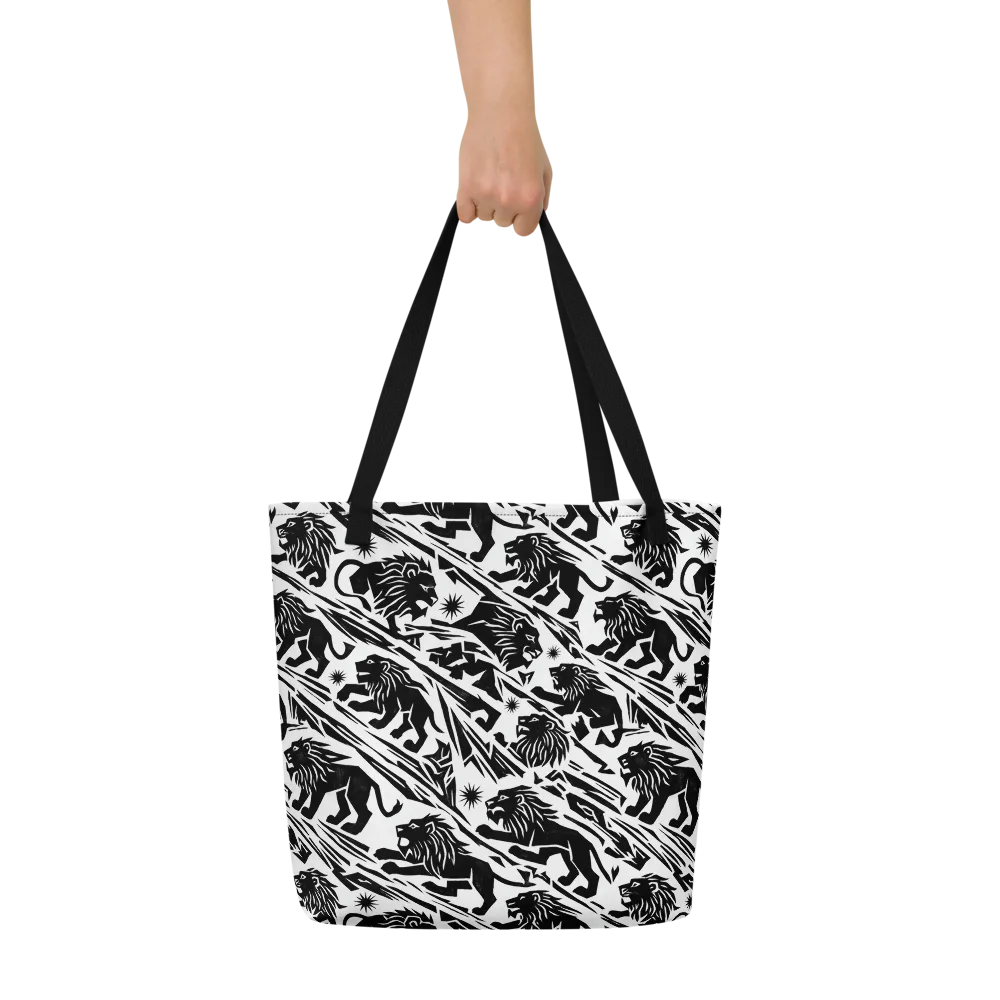 Blackmane Current on Large Tote Bag W/ Pocket — Front