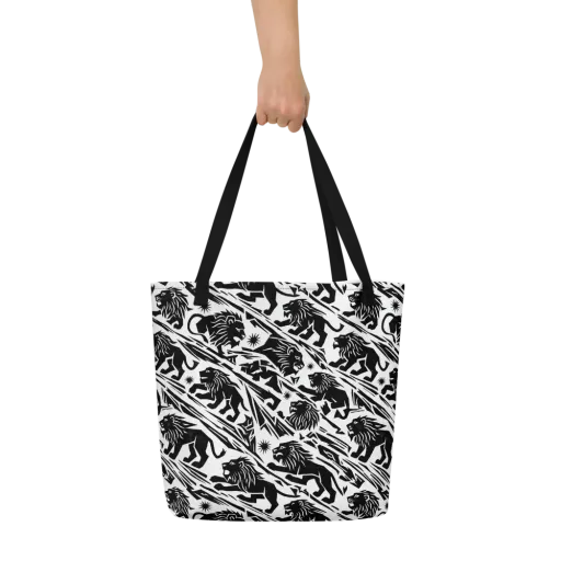 Blackmane Current on a Large Tote Bag W/ Pocket