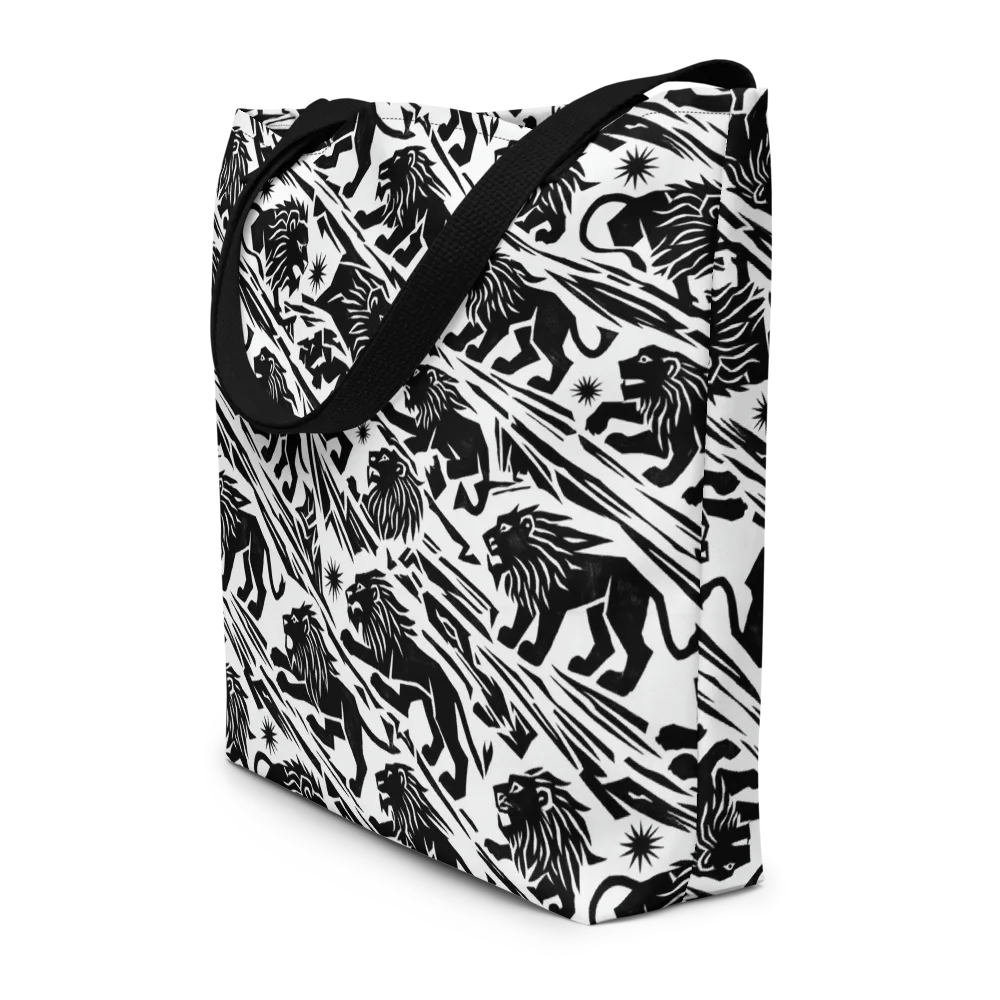 Blackmane Current on Large Tote Bag W/ Pocket — Front