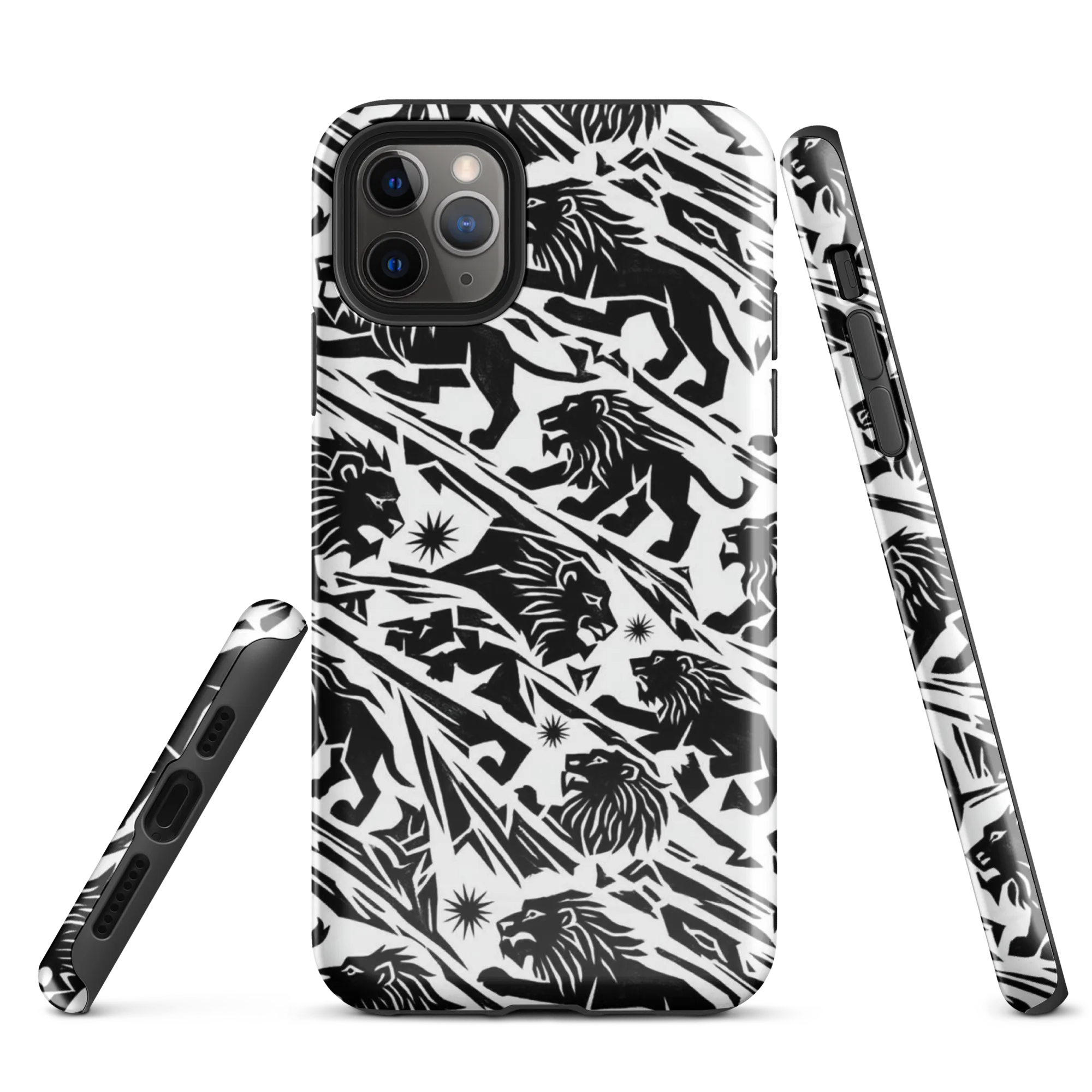 Blackmane Current on Tough Case for iPhone® — Front