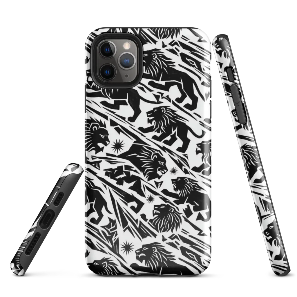 Blackmane Current on Tough Case for iPhone® — Front