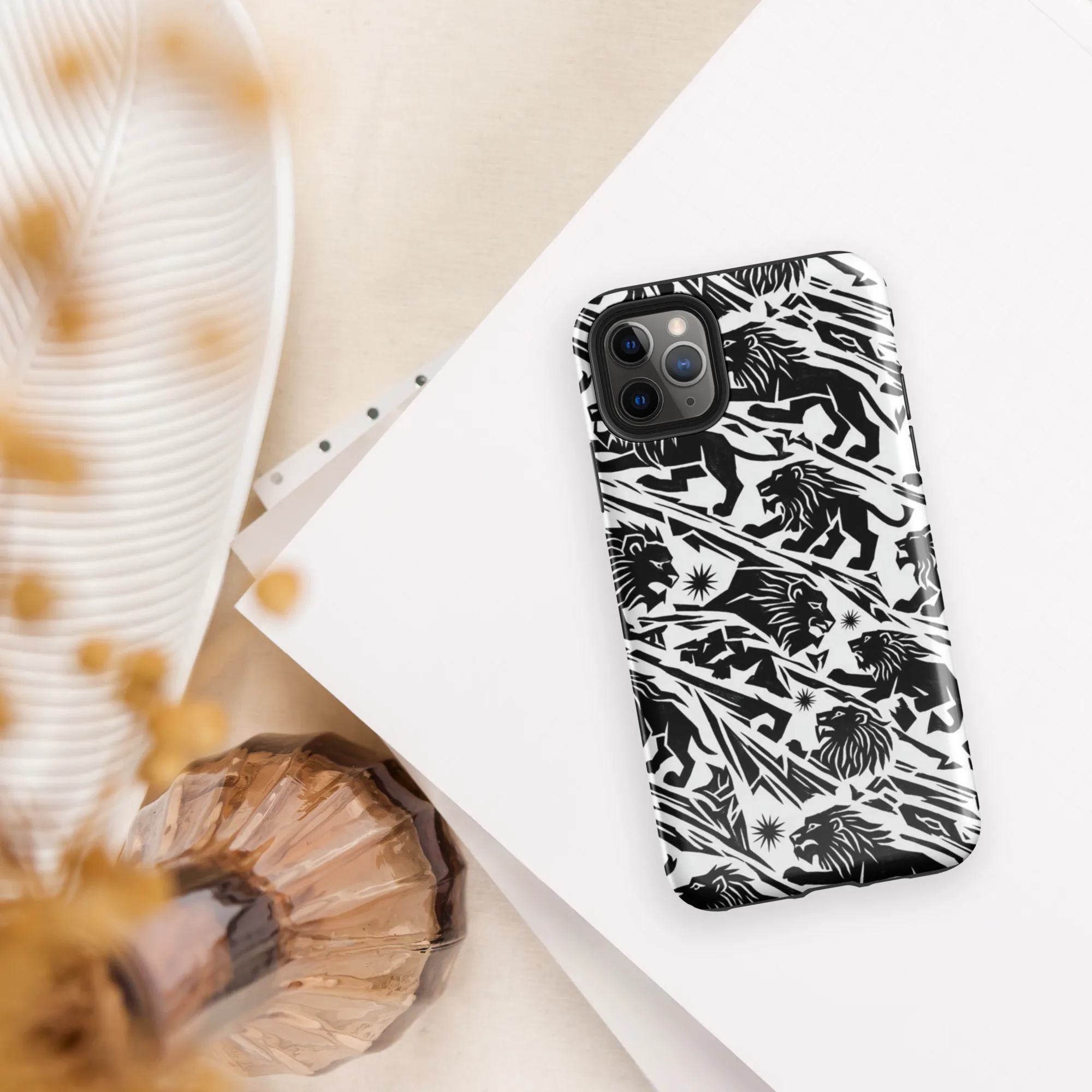 Blackmane Current on Tough Case for iPhone® — Front