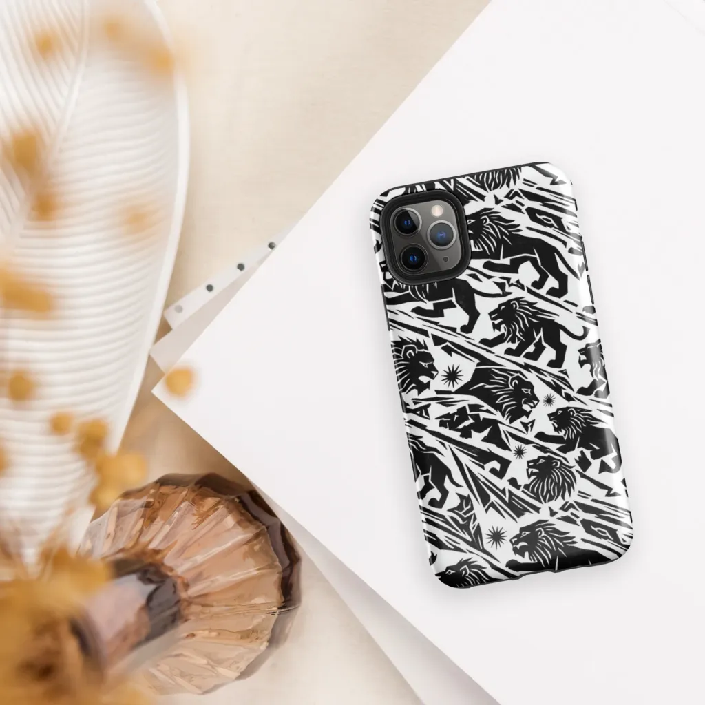 Blackmane Current on Tough Case for iPhone® — Front