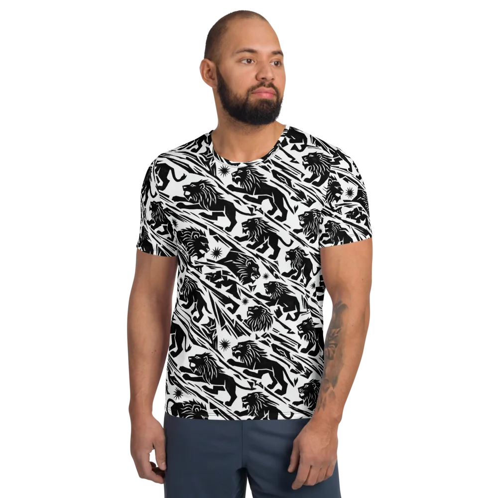 Blackmane Current on Men's Athletic T-Shirt — Front