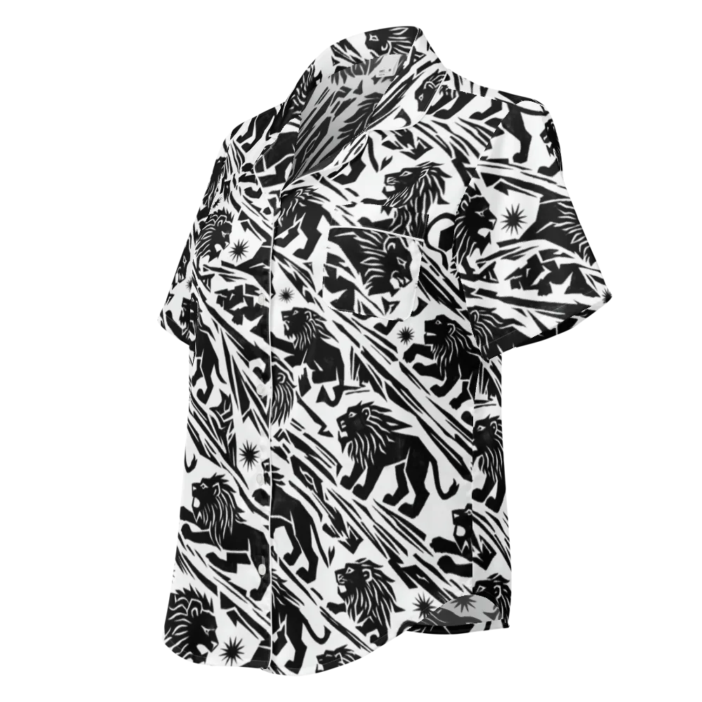 Blackmane Current on Women's Short Sleeve Pajama Top — Left Front