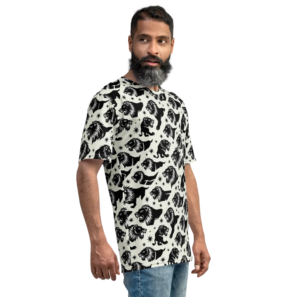 Midnight Pride on Men's Crew Neck T-Shirt — Right
