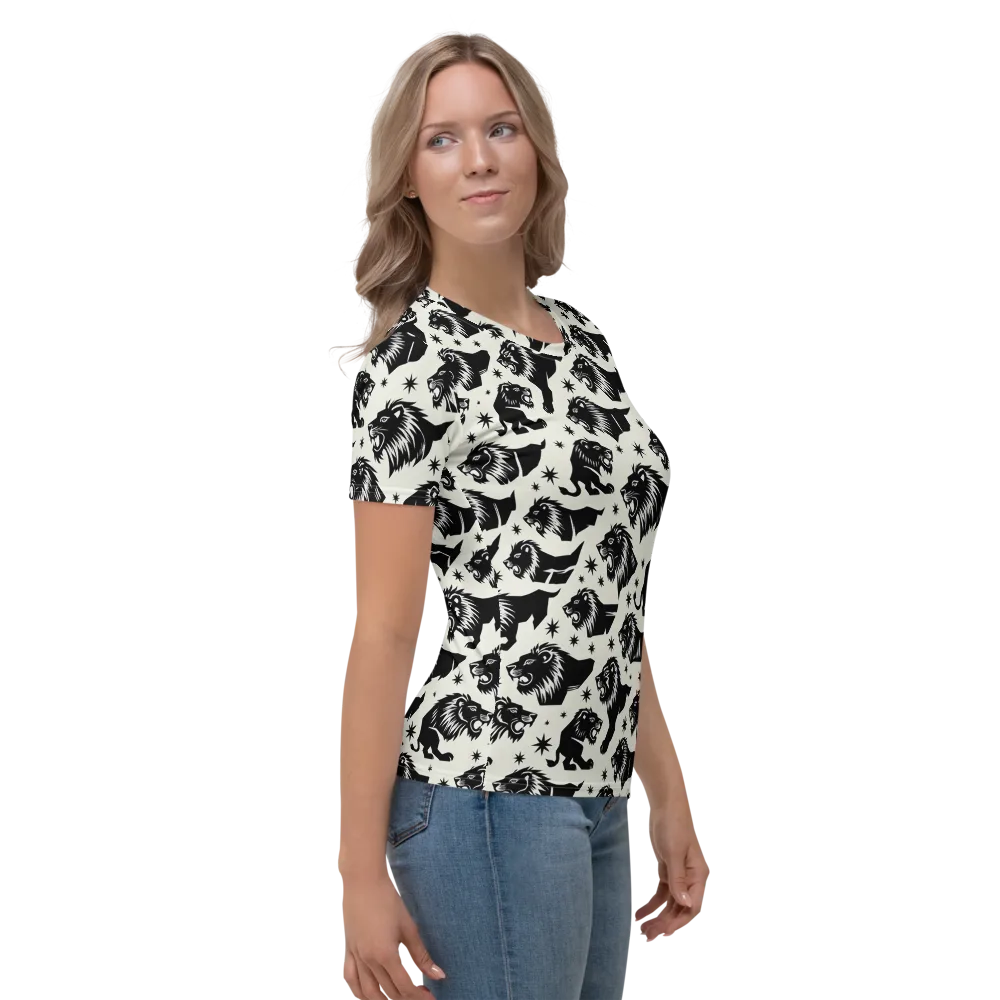 Midnight Pride on Women's Crew Neck T-Shirt — Right