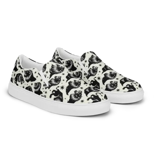 Midnight Pride on Men's Slip-On Canvas Shoes