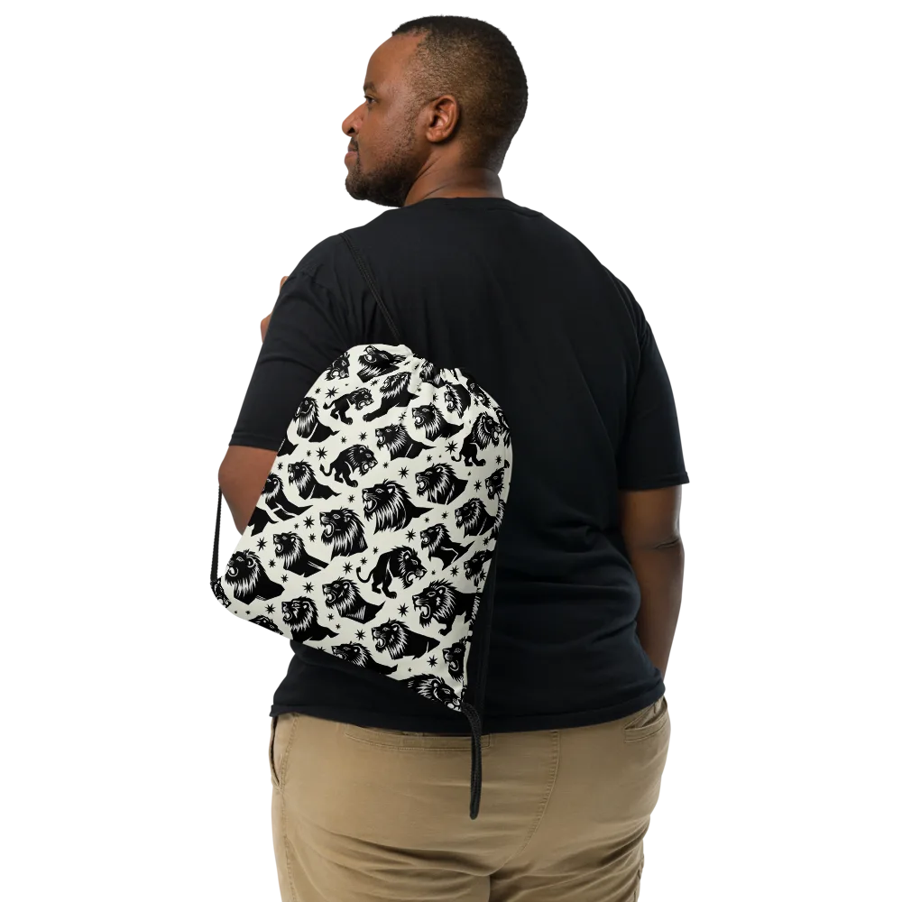 Midnight Pride on Drawstring Bag — Front