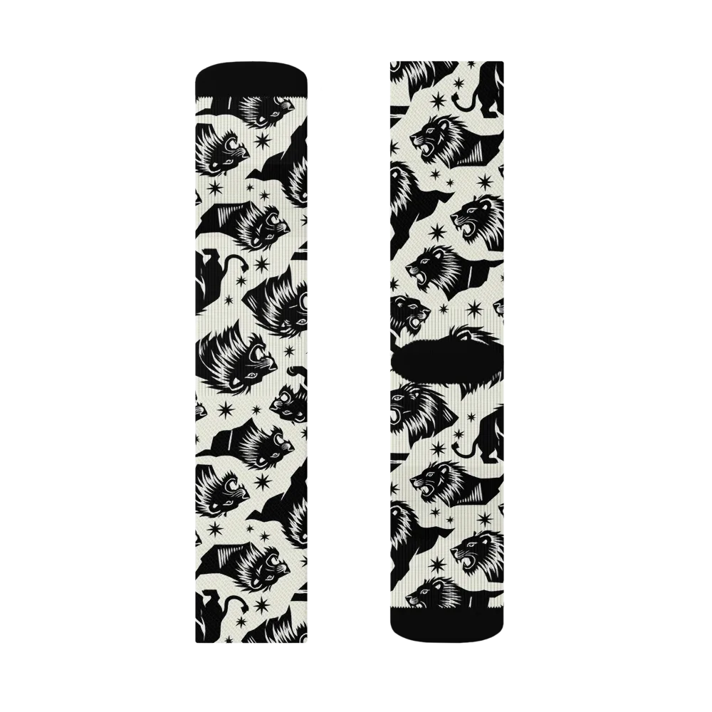 Midnight Pride on Socks — Left Sock