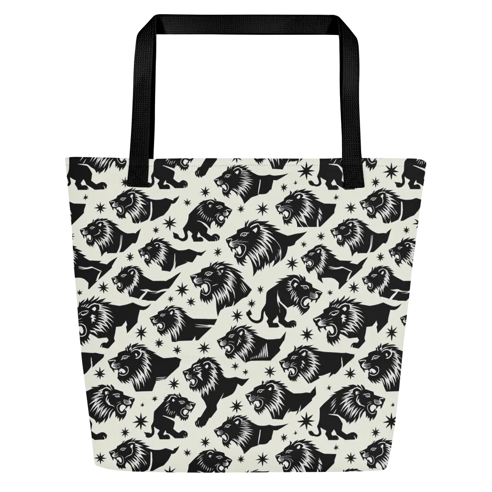 Midnight Pride on Large Tote Bag W/ Pocket — Front