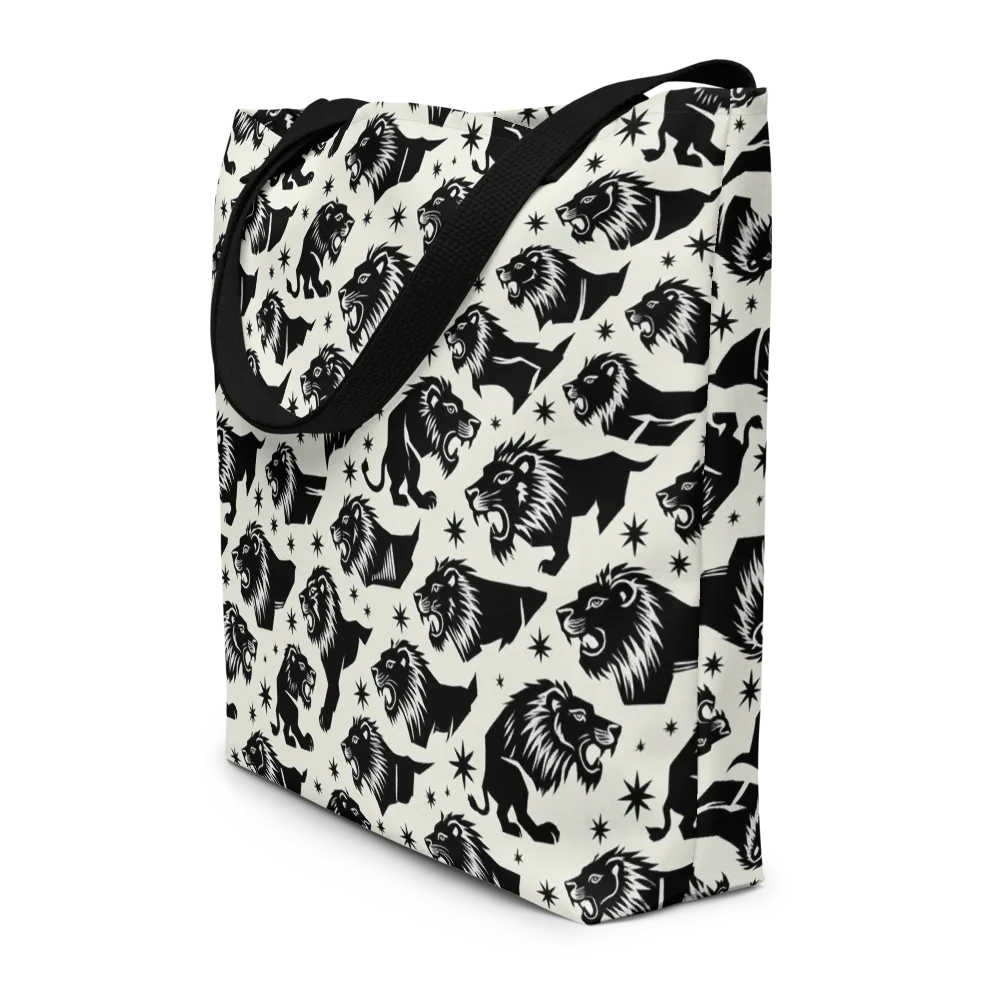 Midnight Pride on Large Tote Bag W/ Pocket — Front