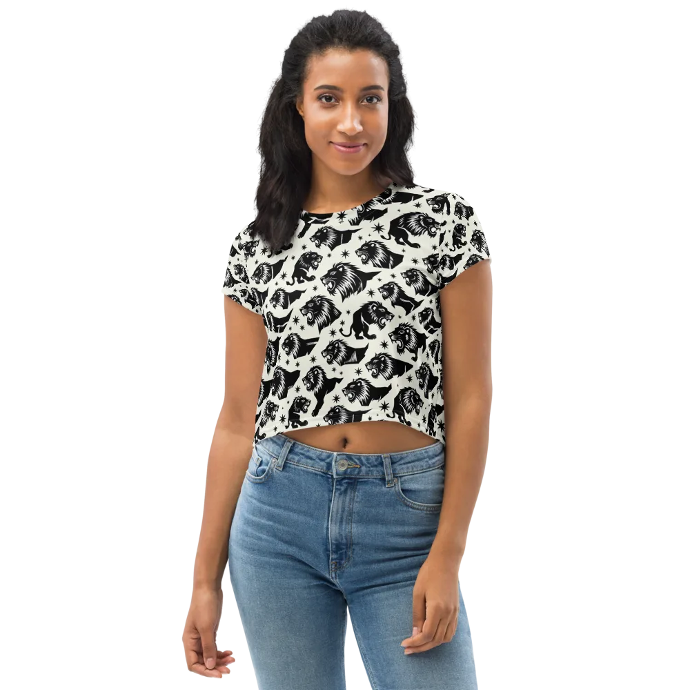 Midnight Pride on Crop Tee — Front