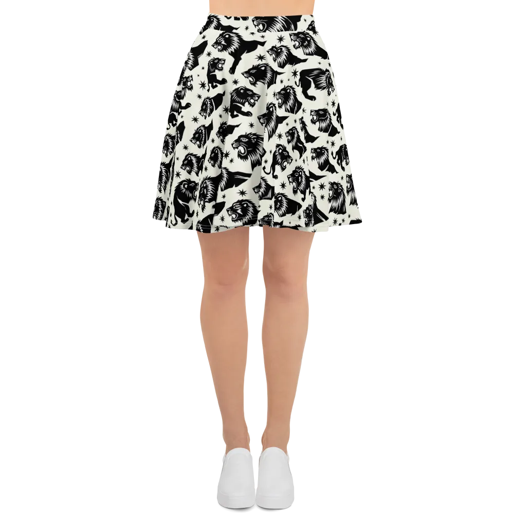 Midnight Pride on Skater Skirt — Front