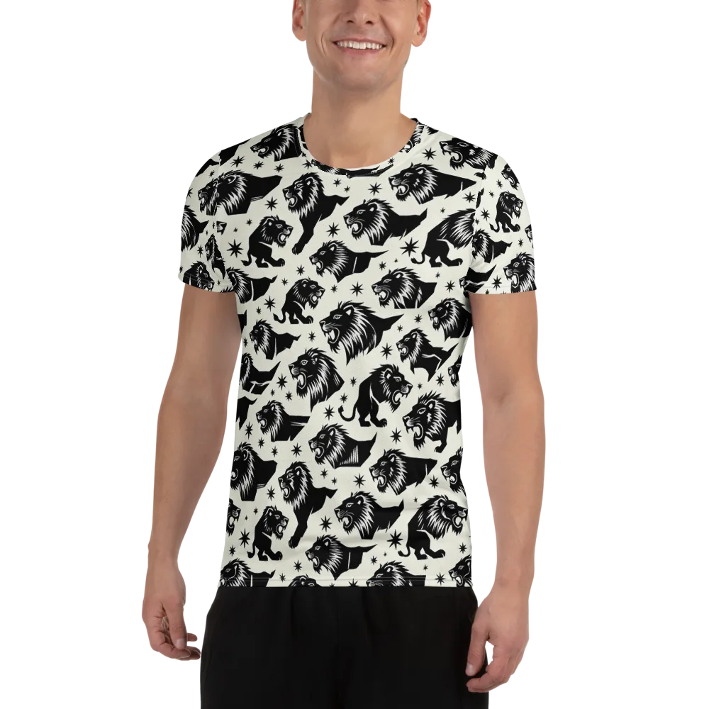Midnight Pride on Men's Athletic T-Shirt — Front