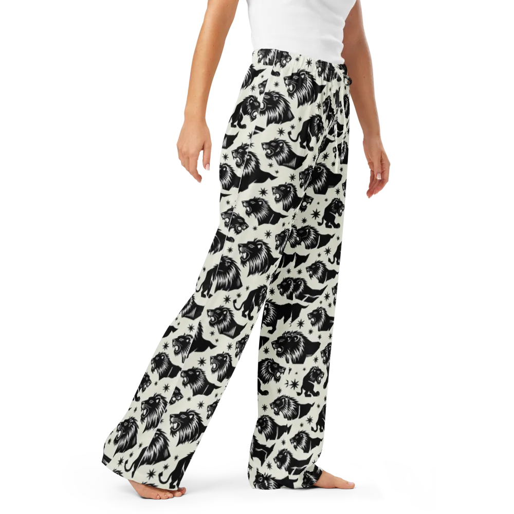 Midnight Pride on Women's Pajama Pants — Right Front