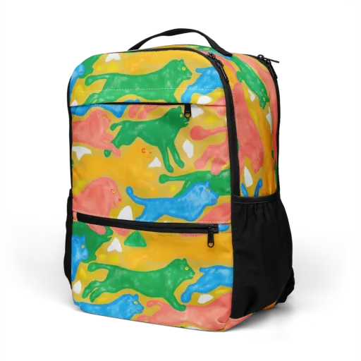 Color Run on a Utility Backpack