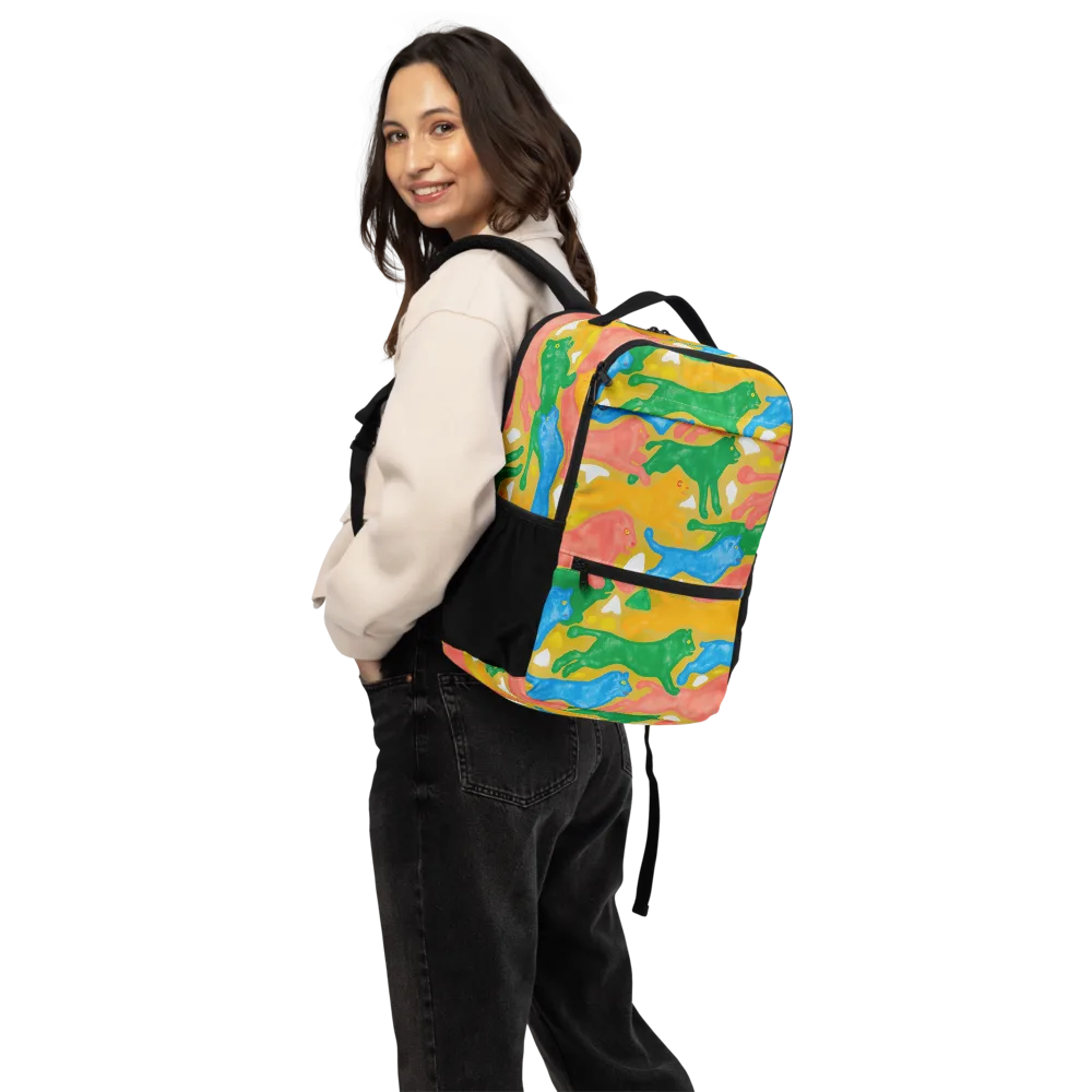 Color Run on Utility Backpack — Back