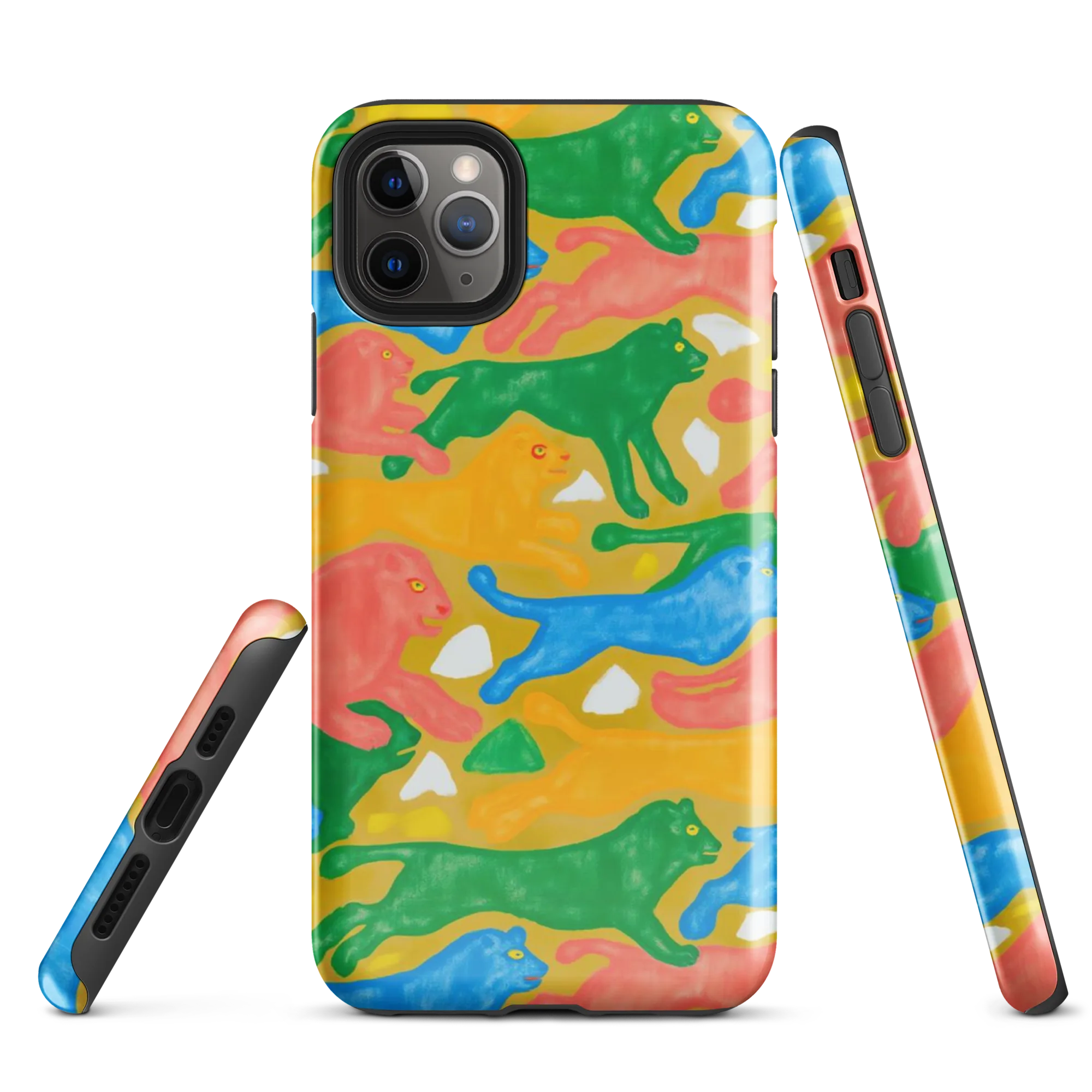 Color Run on Tough Case for iPhone® — Front