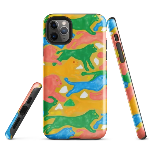Color Run on a Tough Case for iPhone®