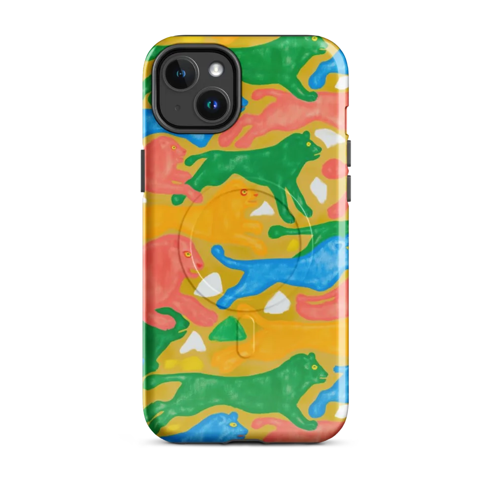 Color Run on MagSafe Tough Case for iPhone® — Front