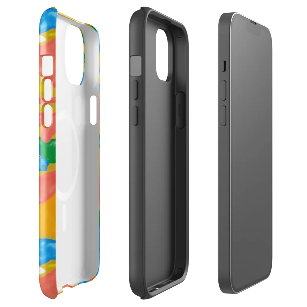 Color Run on MagSafe Tough Case for iPhone® — Front