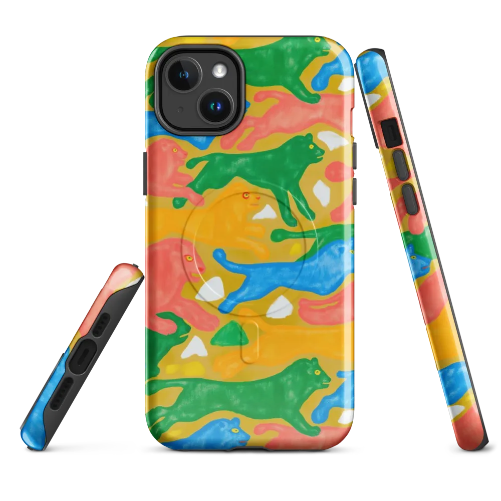 Color Run on MagSafe Tough Case for iPhone® — Front